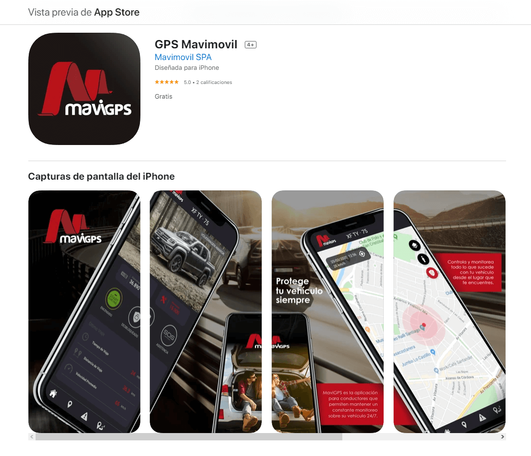 GPS Mavimovil-AppStore