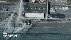 Explosión de camión de gas en Renca 2026 que evidencia la importancia de la seguridad flotas en Chile.