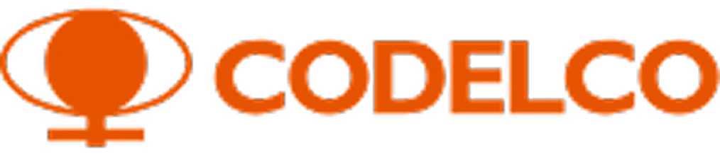 Logo de Codelco, empresa estatal chilena de minería del cobre con gestión de flotas industriales
